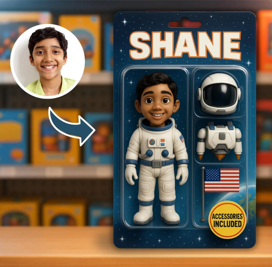 XpopArtCraft 3D Cartoon Portrait, Make an 3D print Action Figure from photo