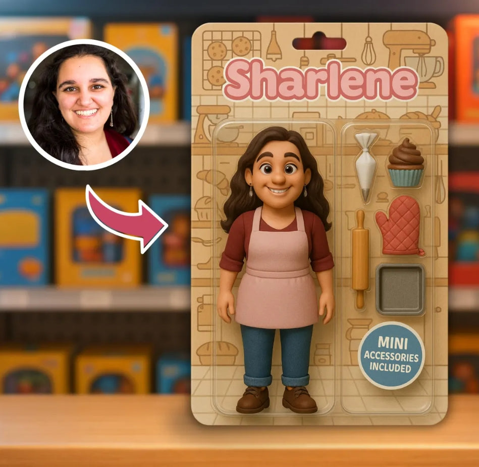 XpopArtCraft 3D Cartoon Portrait, Make an 3D print Action Figure from photo