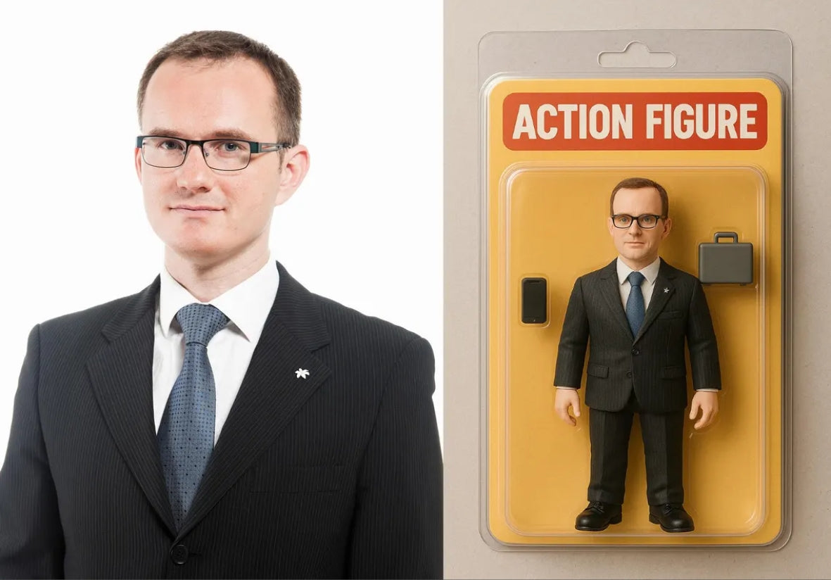 XpopArtCraft Custom Action Figure digital art/3D printed real action figure