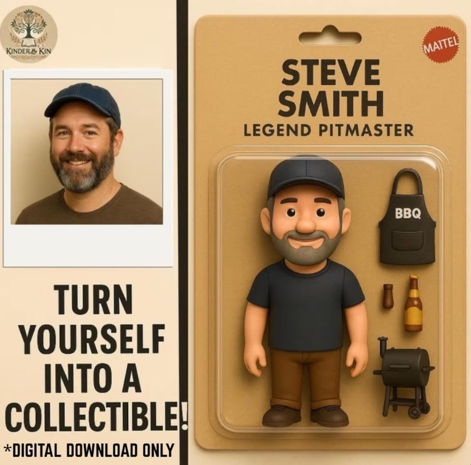 XpopArtCraft Custom Cartoon Portrait Action Figure Acrylic Block