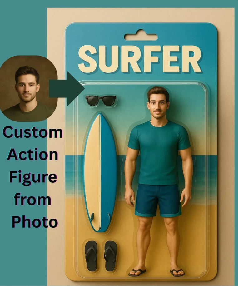 XpopArtCraft Custom Action Figure digital art/3D printed real action figure