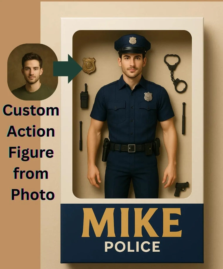 XpopArtCraft Custom Action Figure digital art/3D printed real action figure
