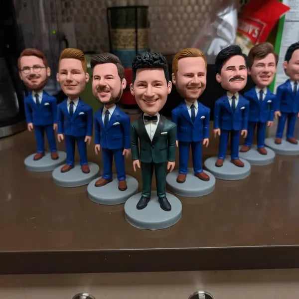XpopartCraft Cutom 7in man bobblehead for husband