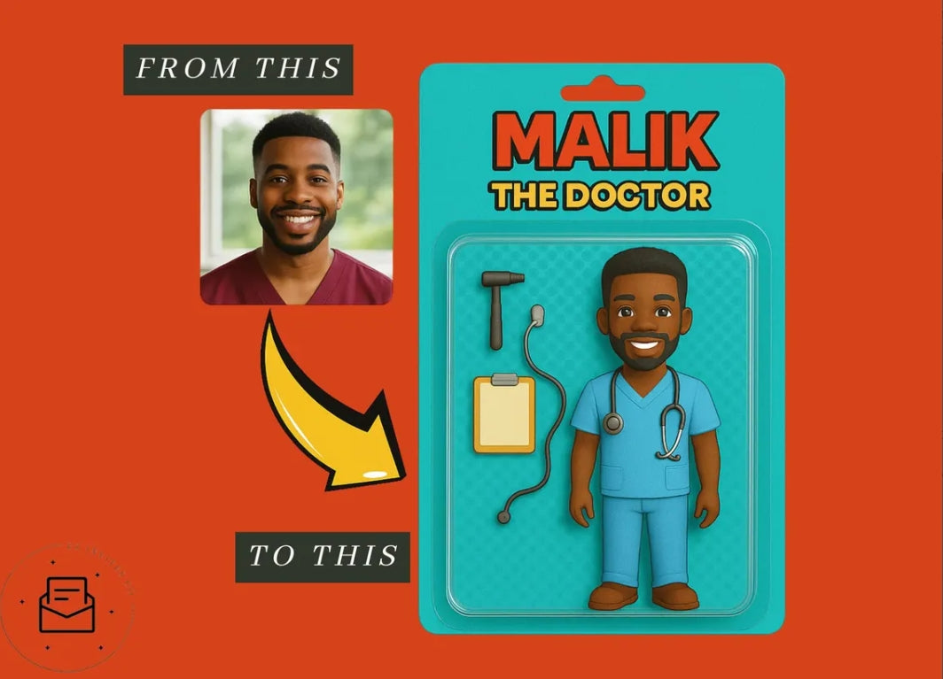 XpopArtCraft 3D print Real action figure from your photo