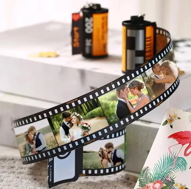 Xpopart DIY Custom Creative Photo Memory Film roll Album