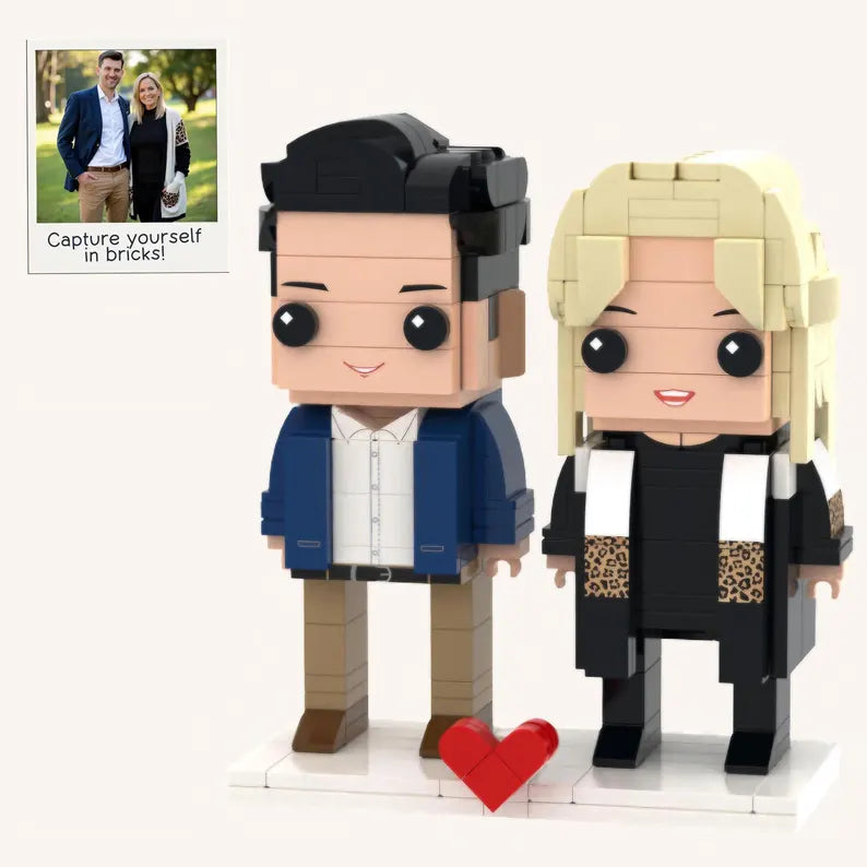 Xopartcraft Custom Brick Mini figures for Couples, 2 person