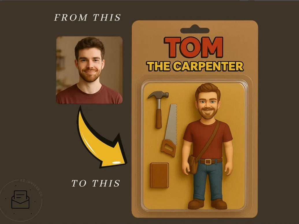 XpopArtCraft 3D print Real action figure from your photo