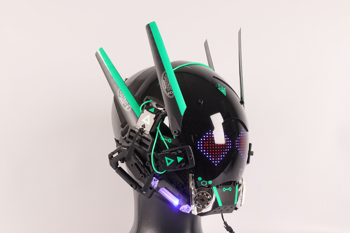 XpopArtCraft Bluetooth LED screen Rave Mask