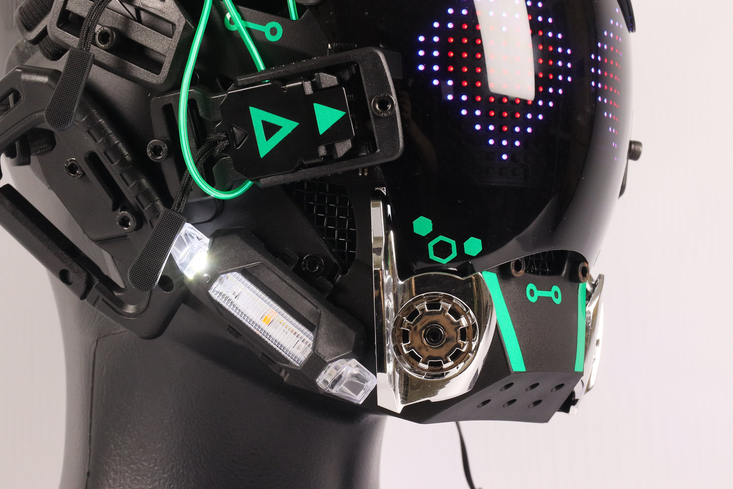XpopArtCraft Bluetooth LED screen Rave Mask