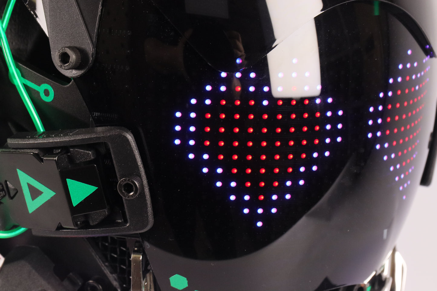 XpopArtCraft Bluetooth LED screen Rave Mask