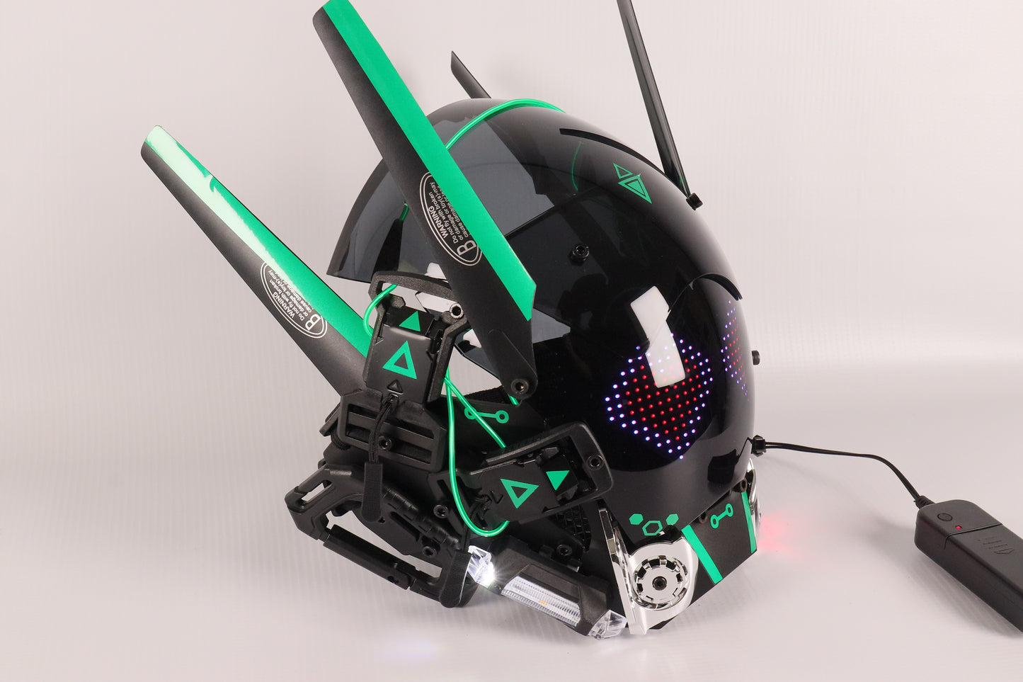 XpopArtCraft Bluetooth LED screen Rave Mask