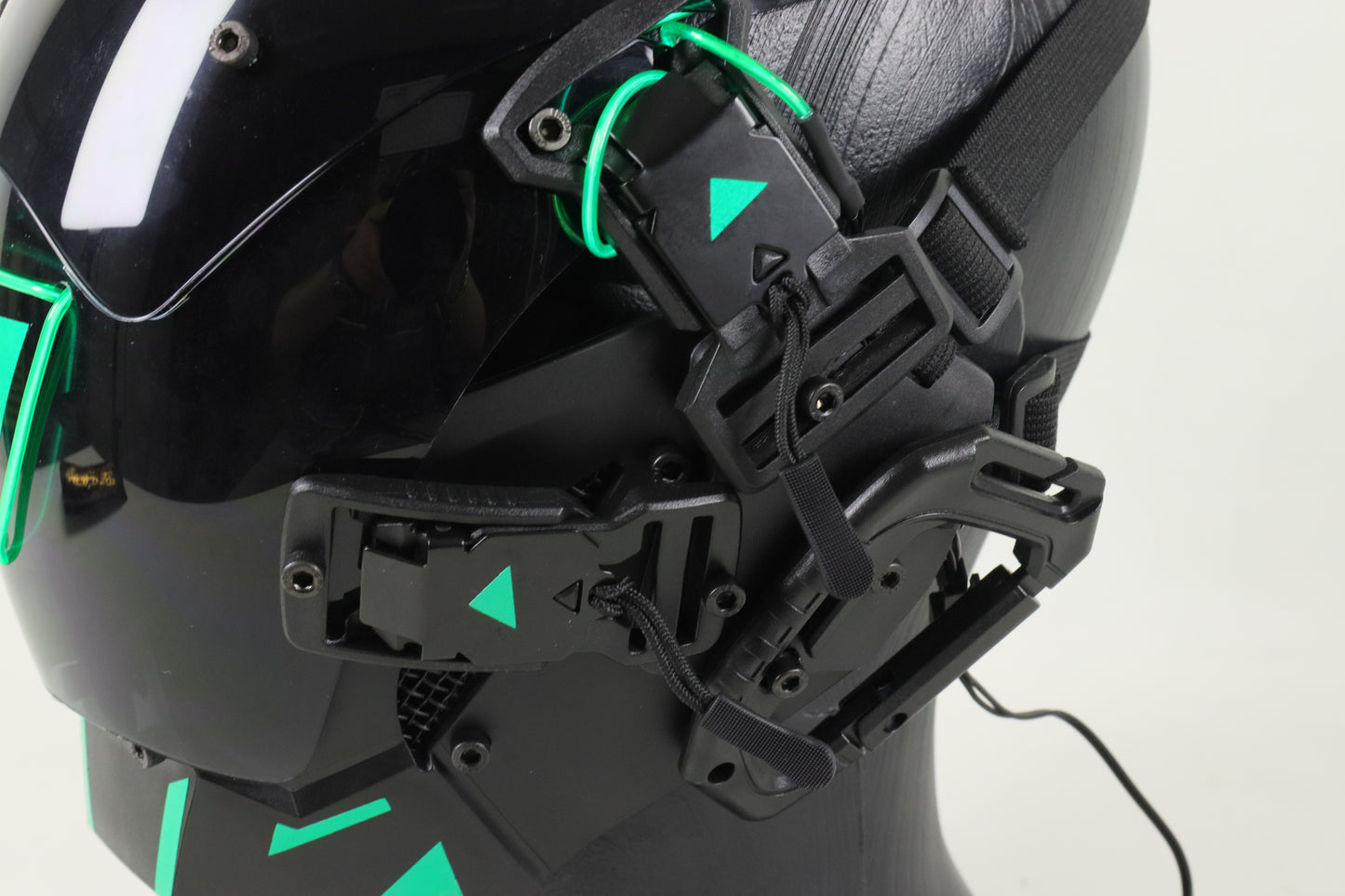 XpopArtCraft Techwear CyberPunk mask costome