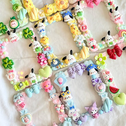 Decoden cream glue photo frame craft activity at XPOP Art Craft Lisle IL