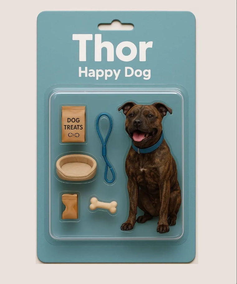 XpopArtCraft 3D printed Pet action figure from photo
