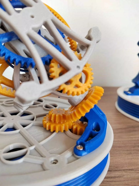 Xpopart 3D Printed Dual-Axis Tourbillon Model, Desktop Ornament, Scientific Teaching Tool, Stress Relief Toy.