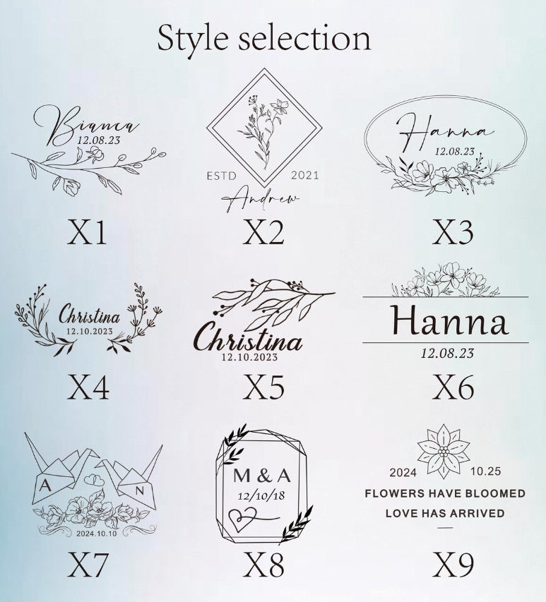 Personalized handmade bridesmaids airbag brush