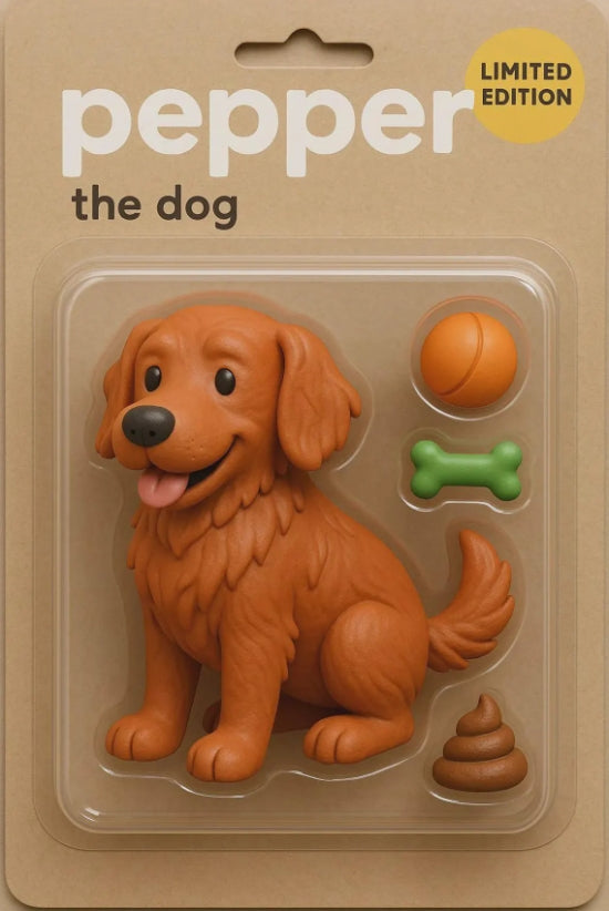 XpopArtCraft 3D printed Pet action figure from photo