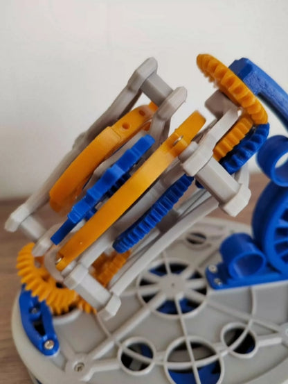 Xpopart 3D Printed Dual-Axis Tourbillon Model, Desktop Ornament, Scientific Teaching Tool, Stress Relief Toy.
