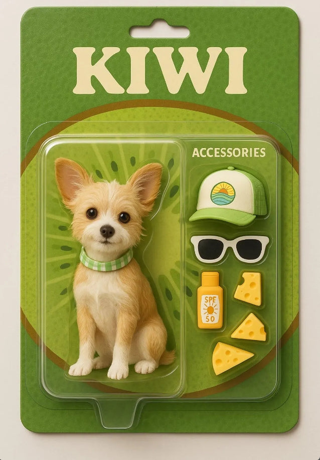 XpopArtCraft 3D printed Pet action figure from photo