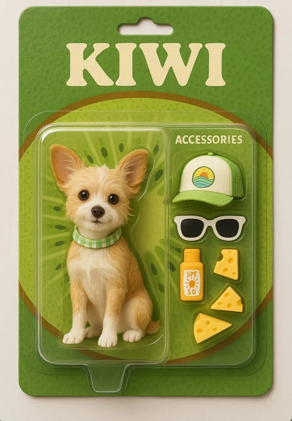 XpopArtCraft 3D printed Pet action figure from photo