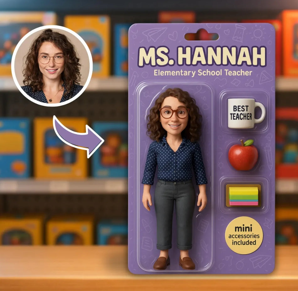 XpopArtCraft 3D Cartoon Portrait, Make an 3D print Action Figure from photo