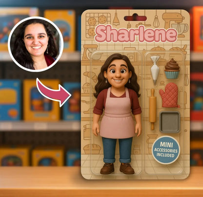 XpopArtCraft 3D Cartoon Portrait, Make an 3D print Action Figure from photo