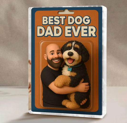 XpopArtCraft Custom Cartoon Portrait Action Figure Acrylic Block