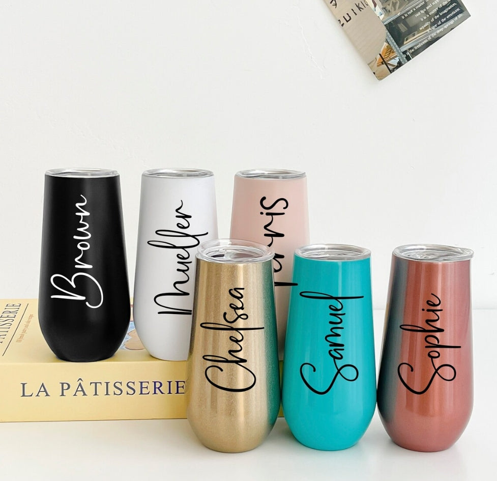 Xpopart Personalized stainless steel Champagne Tumbler