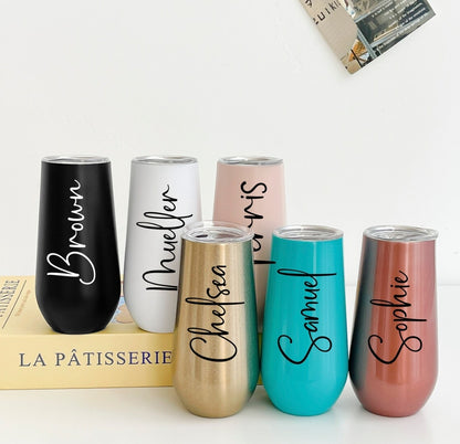 Xpopart Personalized stainless steel Champagne Tumbler