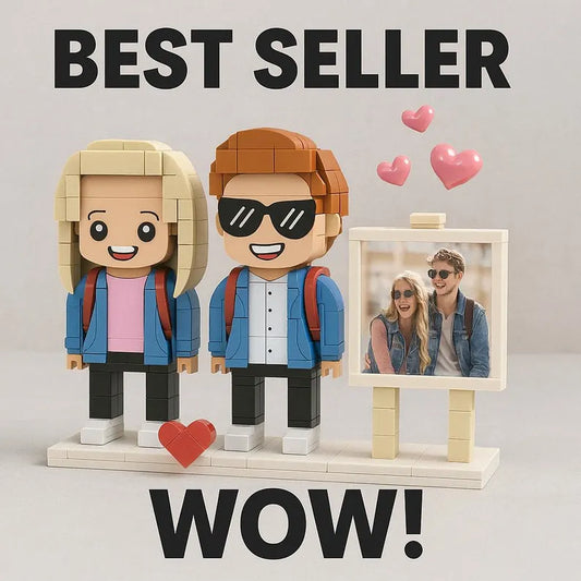 Xopartcraft Custom Brick Mini figures for Couples, 2 person