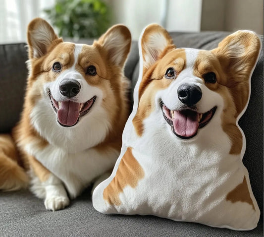 XpopArtCraft Personalized 12in pet shape pillow