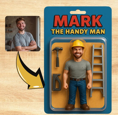 XpopArtCraft Custom Photo into an Action Figure /Toy Box Portrait