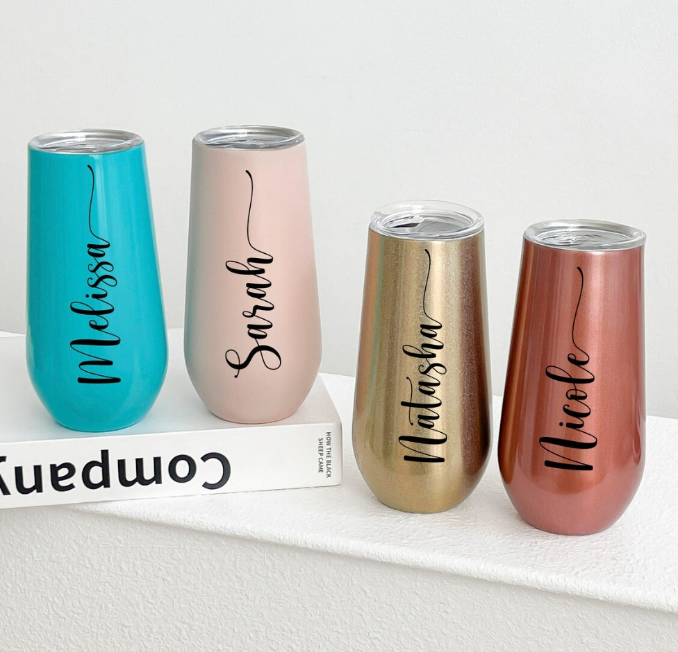 Xpopart Personalized stainless steel Champagne Tumbler