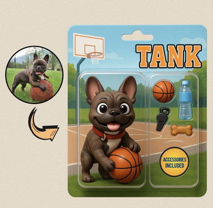 XpopArtCraft Custom Pet Action Figure, Personalized 3D printed real pet Figurine