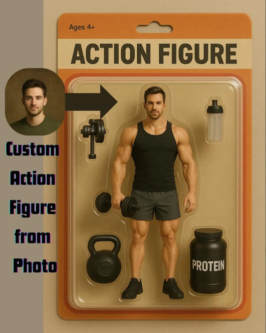 XpopArtCraft  Custom Action Figure digital art/3D printed real action figure