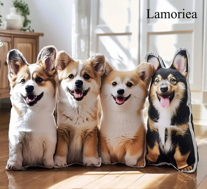 XpopArtCraft Personalized 12in pet shape pillow