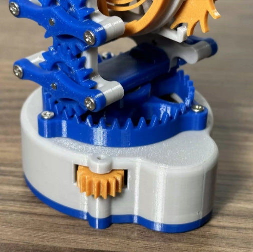 Xpopart 3D Printed Wind Wheel with Dual-Axis Tourbillon
