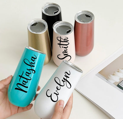 Xpopart Personalized stainless steel Champagne Tumbler