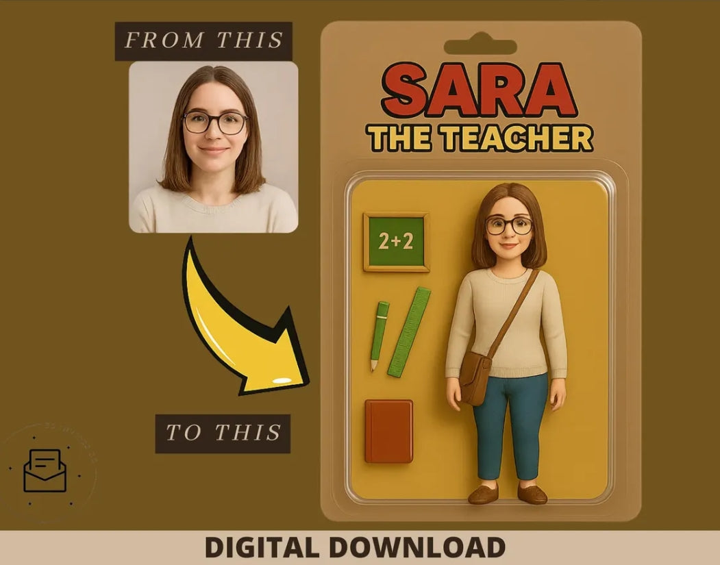 XpopArtCraft 3D print Real action figure from your photo