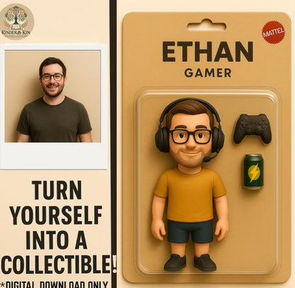XpopArtCraft Custom Funny Cartoon Digital Portrait/ Toy Box Portrait