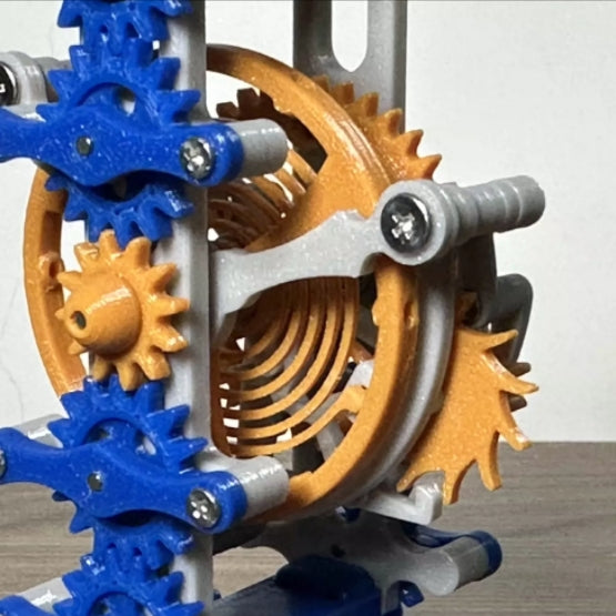 Xpopart 3D Printed Wind Wheel with Dual-Axis Tourbillon