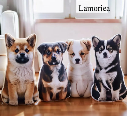 XpopArtCraft Personalized 12in pet shape pillow