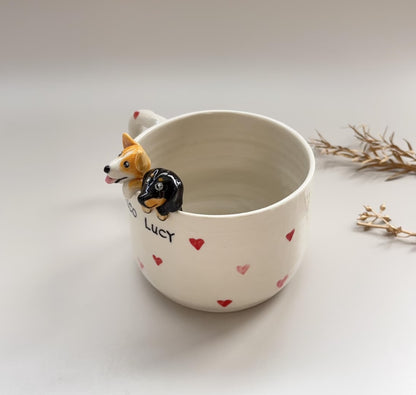 XpopArtCraft Custom 250ml hidden animal coffee mug