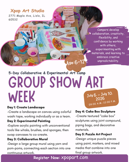 Group Work Art | July 6- July 10