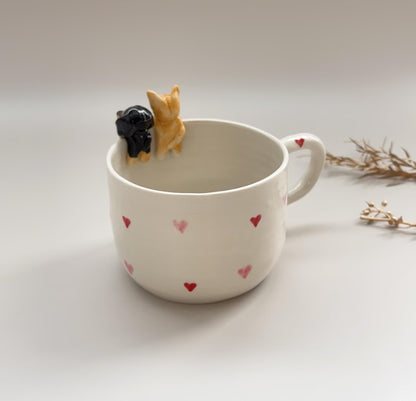 XpopArtCraft Custom 250ml hidden animal coffee mug