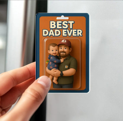 XpopArtCraft Custom Photo Dad And Kids Action Figure Acrylic Block