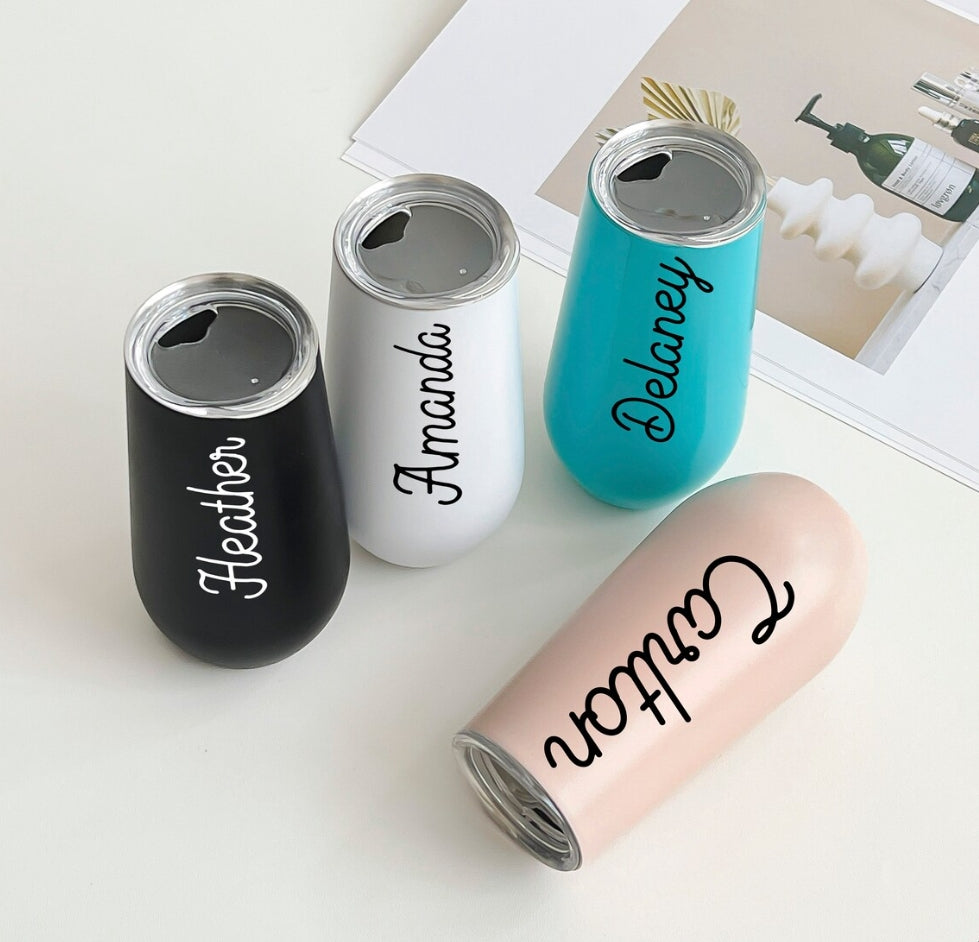 Xpopart Personalized stainless steel Champagne Tumbler