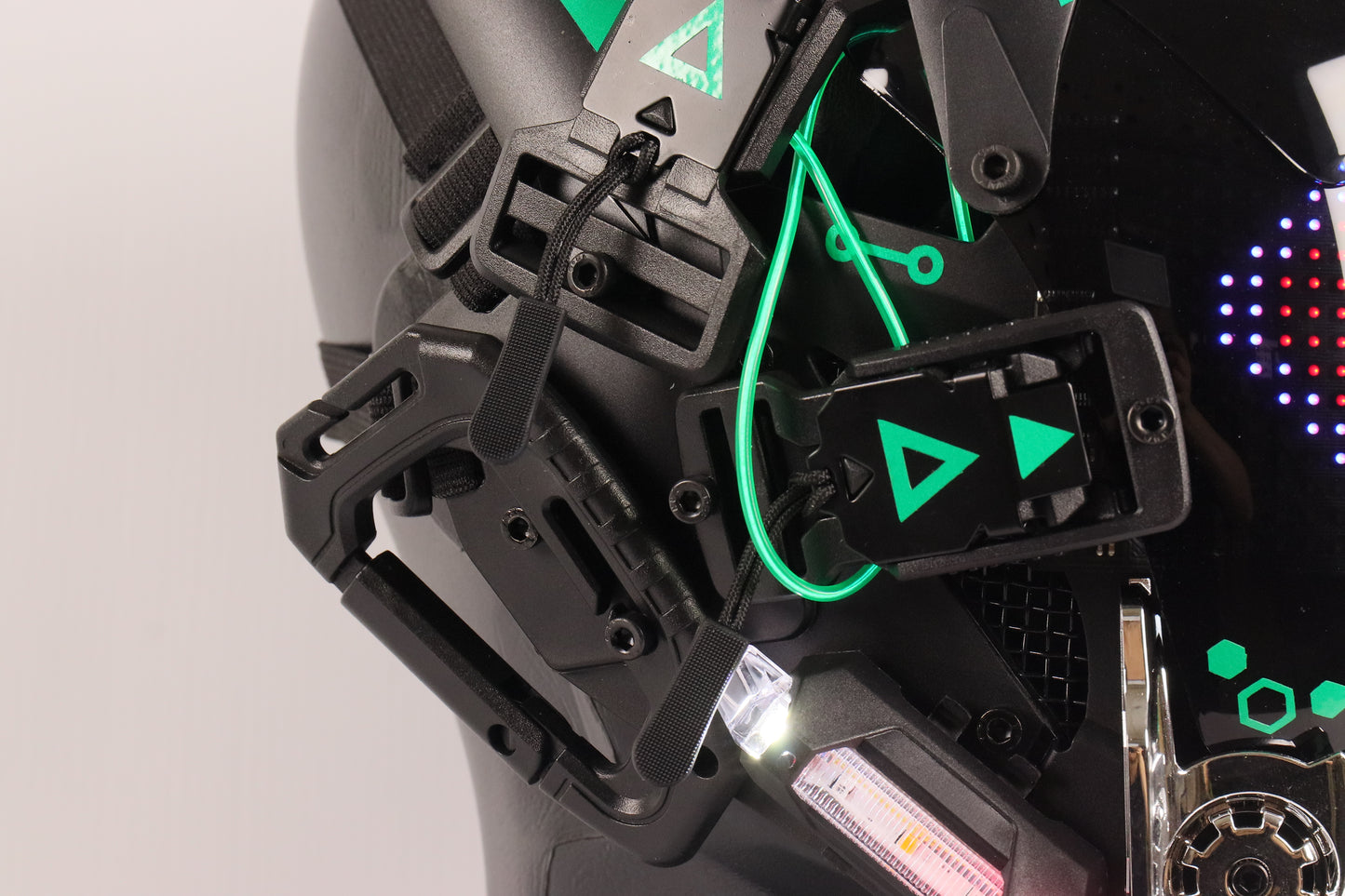 XpopArtCraft Bluetooth LED screen Rave Mask