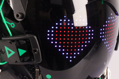 XpopArtCraft Bluetooth LED screen Rave Mask