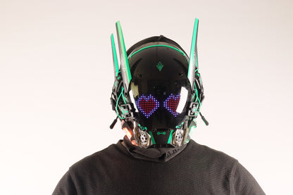 XpopArtCraft Bluetooth LED screen Rave Mask